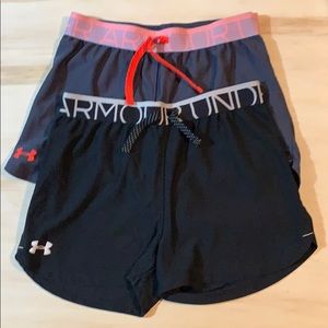 Under Armour loose running shorts lot of 2